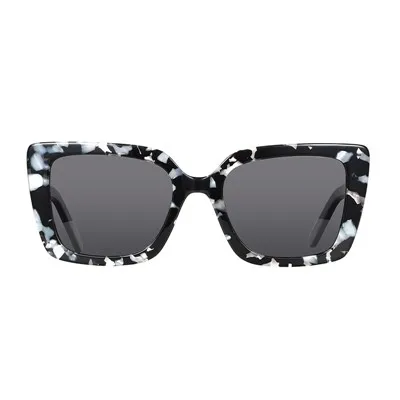 Solglasögon av acetatplast med tjock ram